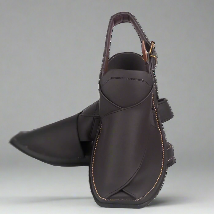 Premium Black Peshawari Chappal