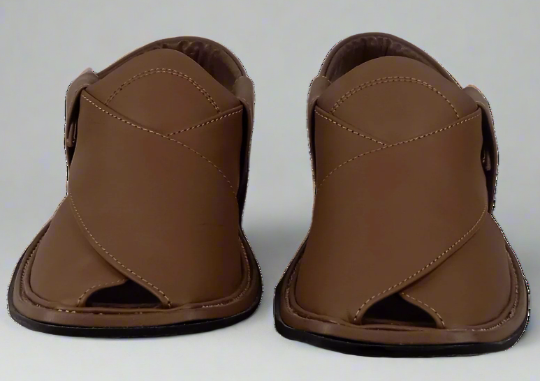 Classic Brown Peshawari Chappal