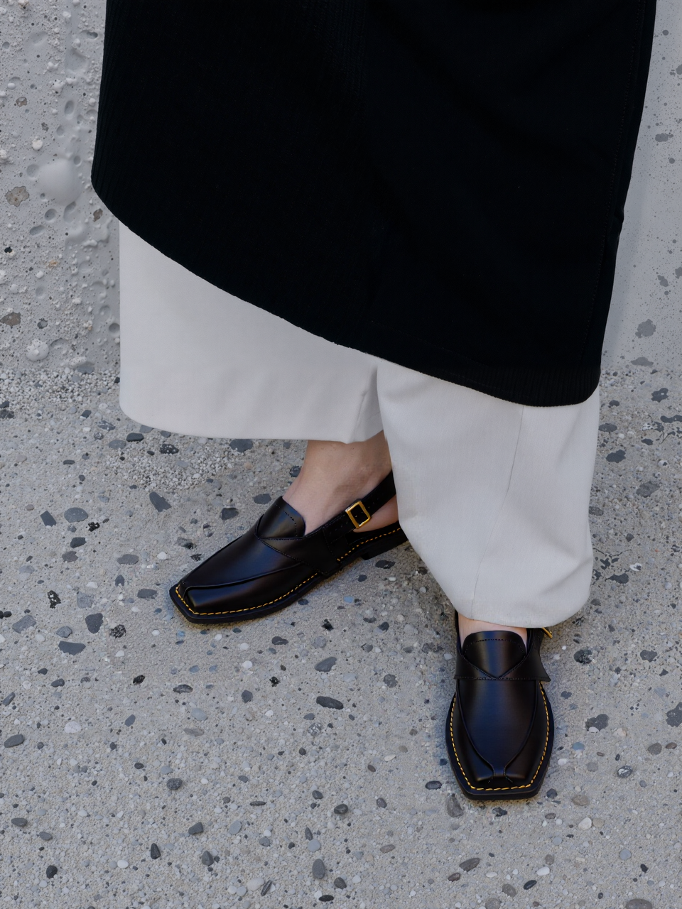 Classic Black Peshawari Chappal