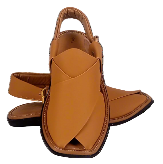 Classic Tan Peshawari Chappal